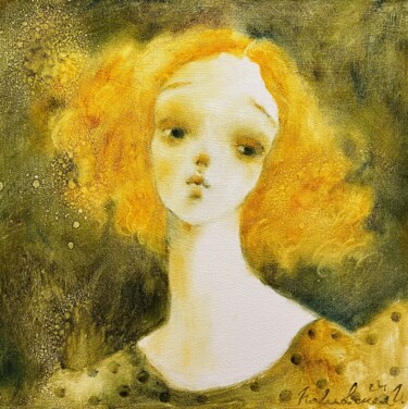 绘画 标题为“Jeanne” 由Isolde Pavlovskaya, 原创艺术品, 油 安装在纸板上