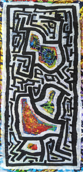 Peinture intitulée "Abricot" par Claude Chautard, Œuvre d'art originale, Pastel Monté sur Carton