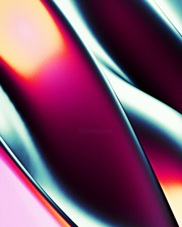 Digital Arts titled "rainbow sea" by Benjamin Corbisiero, Original Artwork, 3D Modeling