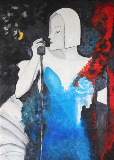 JAZZ.Nr.4.LILI MARLEEN "JAZZ.Nr.4.LILI MARL…" başlıklı Tablo Serge Ra tarafından, Orijinal sanat, Petrol