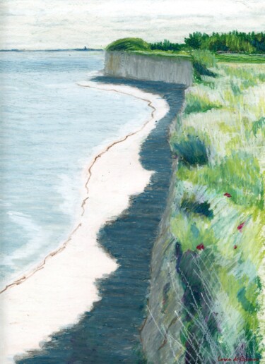 Pintura titulada "Ile de Ré" por Loran De Cevinne, Obra de arte original, Pastel