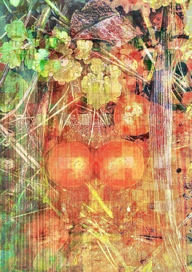数字艺术 标题为“#ED7F10 - ORANGE” 由Marcelle Delacité, 原创艺术品, 数字油画