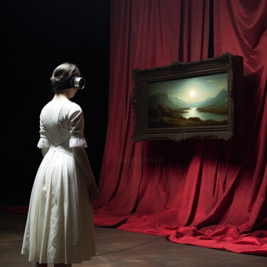 Arts numériques intitulée "Silencio" par Nathan Fischer, Œuvre d'art originale, Image générée par l'IA