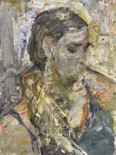 Spring Outside Painting titled "Spring Outside" by Zakhar Shevchuk, Original Artwork, Oil
