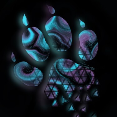 Digitale Kunst getiteld "Dog spirit" door Maelli, Origineel Kunstwerk, 2D Digital Work