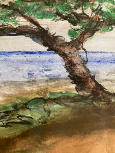 Peinture intitulée "Frise de lande imag…" par Hénohut De Zhéry, Œuvre d'art originale, Pastel