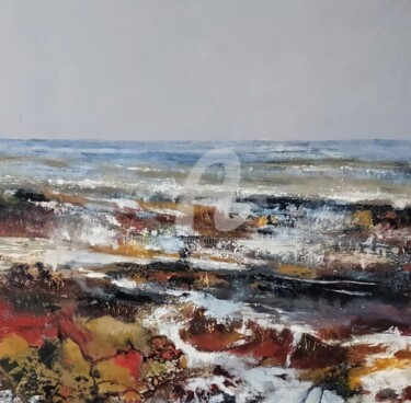 Terra incognita Painting titled "Terra incognita" by Dominique Bonhommet, Original Artwork, Acrylic
