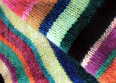 绘画 标题为“Knit Sweater 02D” 由Lermay Chang, 原创艺术品, 油 安装在木质担架架上