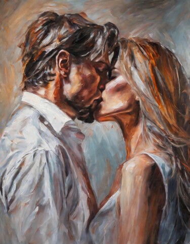 Digital Arts titled "In the Warmth of You" by Mankdhani, Original Artwork, AI generated image