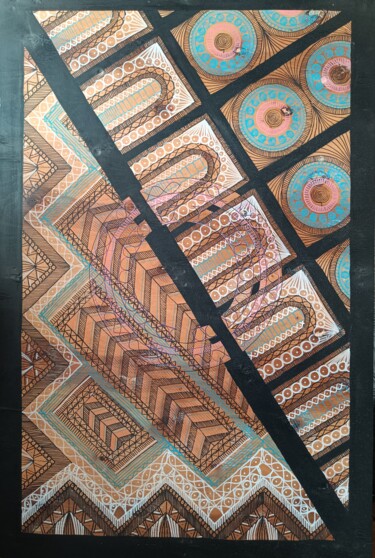 Tekening getiteld "Across the bridge" door Yessica Aileen Sousa, Origineel Kunstwerk, Marker