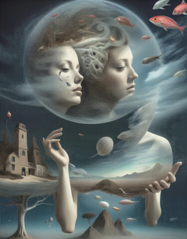 数字艺术 标题为“Dreamscape Chronicl…” 由Probebyar, 原创艺术品, AI生成的图像