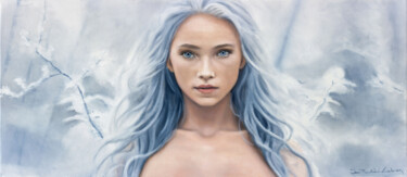 Peinture intitulée "Frost" par Jean-Pierre André Leclercq, Œuvre d'art originale, Huile Monté sur Châssis en bois