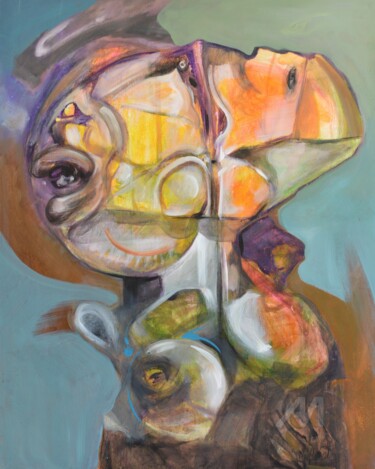 绘画 标题为“Abstracto 3.1.23” 由Jose Luis Madrazo Gastaudi, 原创艺术品, 丙烯 安装在木质担架架上