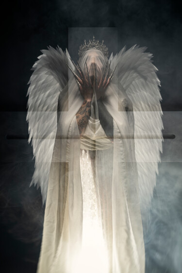 摄影 标题为“Dark Angel dibond” 由Cédric Brion, 原创艺术品, 数码摄影 安装在铝上