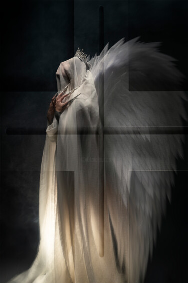 摄影 标题为“Dark Angel III dibo…” 由Cédric Brion, 原创艺术品, 数码摄影 安装在铝上