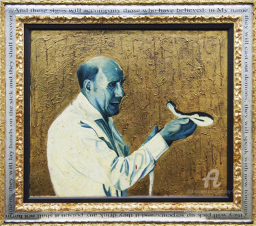 Painting titled ""Brother Ray McCall…" by Anthony Feyer, Original Artwork, Oil