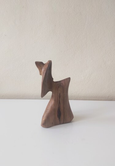 Sculptuur getiteld "Ceviz 9" door Salih Demirci, Origineel Kunstwerk, Hout