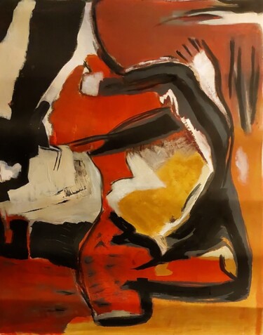 Pintura intitulada "Elan" por Monique Morellec, Obras de arte originais, Acrílico