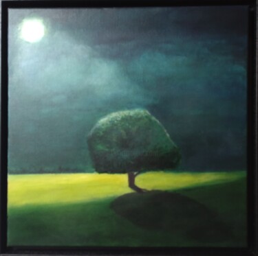 Peinture intitulée "CLAIR DE LUNE" par Philippe Rabouille (Raph), Œuvre d'art originale, Acrylique Monté sur Châssis en bois