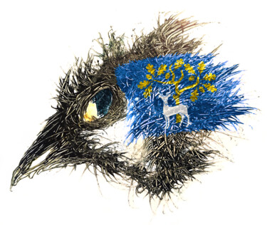 数字艺术 标题为“Pandemi Bird BERKSH…” 由Johann Sidlo, 原创艺术品, 数字油画