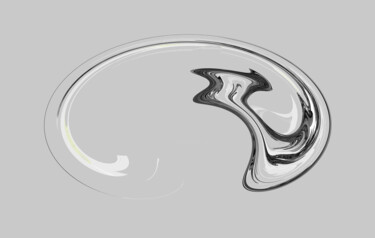 数字艺术 标题为“Digital Abstract No…” 由Shahriar Aghakhani, 原创艺术品, 数字油画