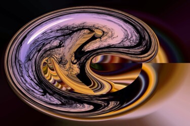 数字艺术 标题为“Digital Abstract No…” 由Shahriar Aghakhani, 原创艺术品, 数字油画