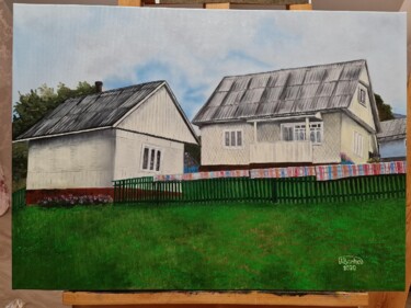 Schilderij getiteld "ručně malovaný obra…" door Marija Banha Art, Origineel Kunstwerk, Olie