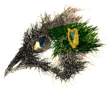 数字艺术 标题为“Pandemi Bird Leinst…” 由Johann Sidlo, 原创艺术品, 数字油画