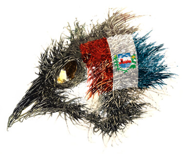 数字艺术 标题为“Pandemi Bird Alagoas” 由Johann Sidlo, 原创艺术品, 数字油画