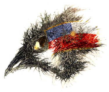 数字艺术 标题为“Pandemi Bird Catama…” 由Johann Sidlo, 原创艺术品, 数字油画