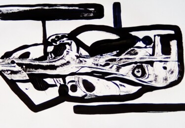 Painting titled "dialogue de  pincea…" by Francisco  Duart Mendes, Original Artwork, Acrylic