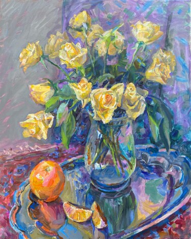 "Still life with ora…" başlıklı Tablo Dina Marholina tarafından, Orijinal sanat, Akrilik