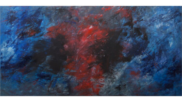 Malerei mit dem Titel "Attorno a" von Francesco Diana, Original-Kunstwerk, Acryl Auf Keilrahmen aus Holz montiert