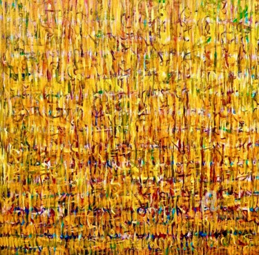 Painting titled "The moment light be…" by Maryam Moshiry, Original Artwork, Oil