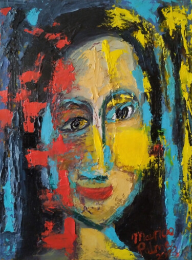 Overcoming the past 绘画 标题为“Overcoming the past” 由Mauricio Palma, 原创艺术品, 油