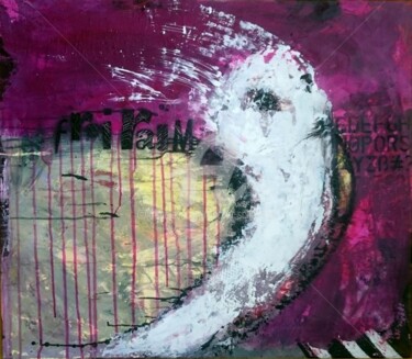 Freiraum (lila) 60x70 J2016 Schlapper Cäcilia 绘画 标题为“Freiraum (lila) 60x…” 由Cäcilia Schlapper, 原创艺术品, 丙烯 安装在木质担架架上