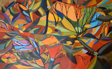 Autumn Splendor - Splendeur d'automne Malerei mit dem Titel "Autumn Splendor - S…" von Aniko Hencz, Original-Kunstwerk, Acryl