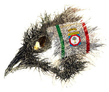 数字艺术 标题为“Pandemi Bird Apulien” 由Johann Sidlo, 原创艺术品, 数字油画