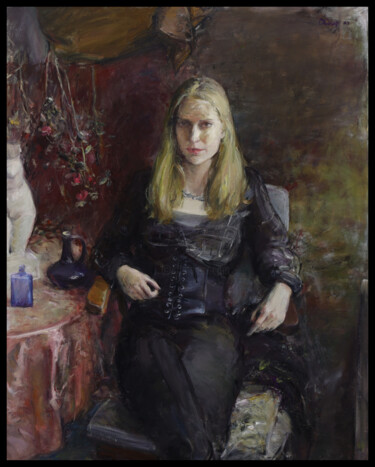 "Stranger" Painting titled ""Stranger"" by Vladislav Zdor, Original Artwork, Oil