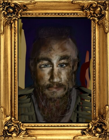 Digital Arts titled "Le viking..." by Jacky Patin, Original Artwork, Digital Painting