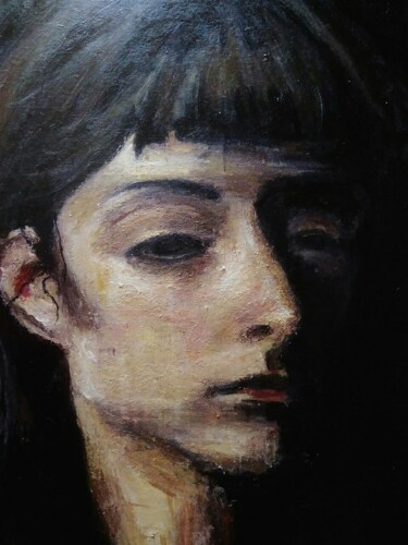 Painting titled "Sophie" by Sasha Brisac, Original Artwork, Acrylic