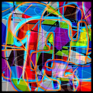 数字艺术 标题为“VARIATION "499"” 由Christa Kloß, 原创艺术品, 2D数字工作