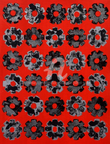 Sprocket out-of-pocket / The "Differences" Series 绘画 标题为“Sprocket out-of-poc…” 由Małgorzata Wartołowicz (Margot Sophie), 原创艺术品, 丙烯