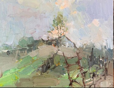 "The Evening Before" başlıklı Tablo Jove Wang tarafından, Orijinal sanat, Petrol