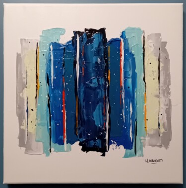 Peinture intitulée "AbstractoCDR04" par Humberto Mansutti, Œuvre d'art originale, Acrylique Monté sur Châssis en bois