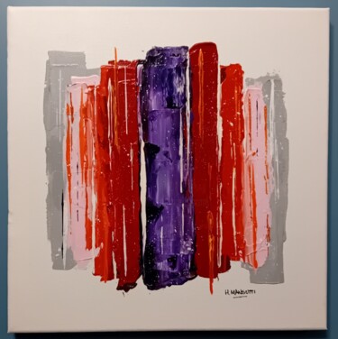 Peinture intitulée "AbstractoCDR05" par Humberto Mansutti, Œuvre d'art originale, Acrylique Monté sur Châssis en bois