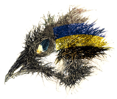 数字艺术 标题为“Pandemi Bird Gelder…” 由Johann Sidlo, 原创艺术品, 数字油画