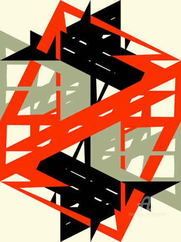 Format #1005 数字艺术 标题为“Format #1005” 由Petr Strnad, 原创艺术品, 2D数字工作
