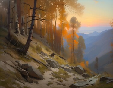 Digital Arts titled "Des Couleurs Change…" by Didier Pistol, Original Artwork, AI generated image