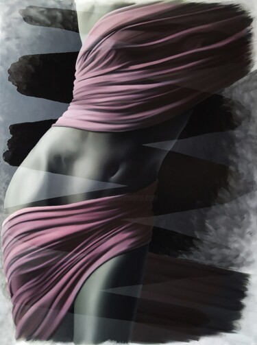 「#sensualefemminilità」というタイトルの絵画 Franco Cisterninoによって, オリジナルのアートワーク, アクリル